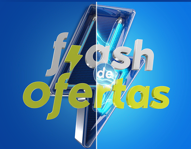 Selo 3D — Flash de Ofertas