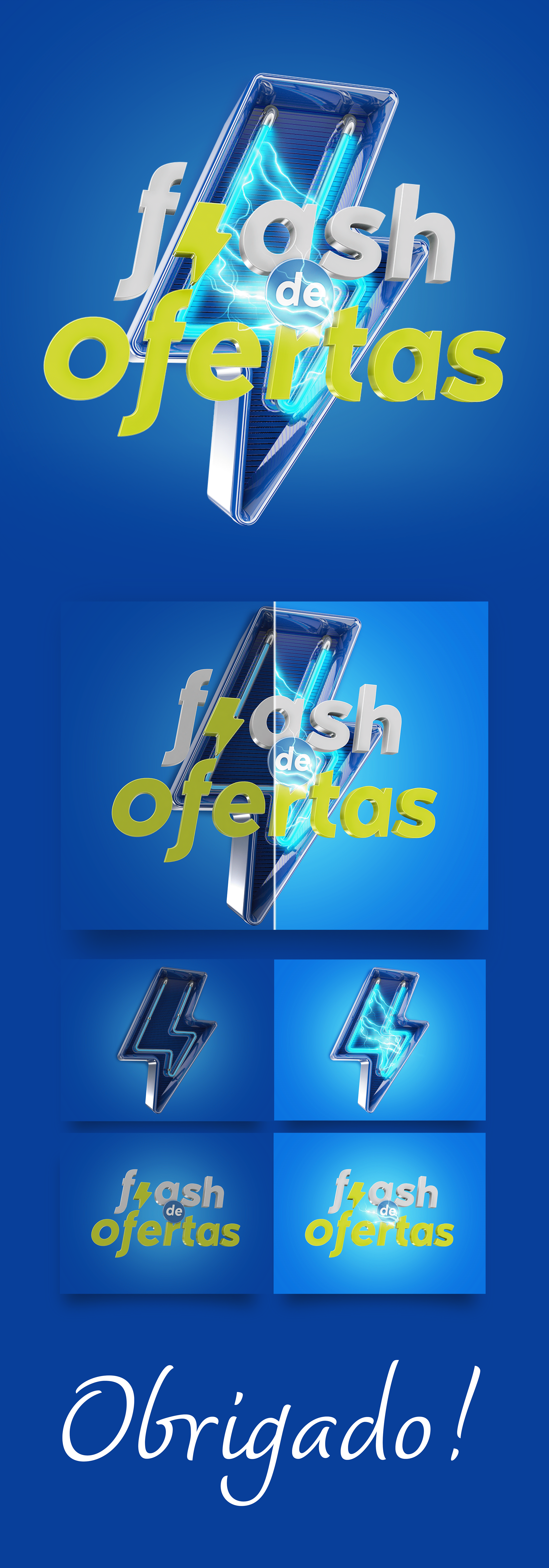Selo 3D — Flash de Ofertas — 1